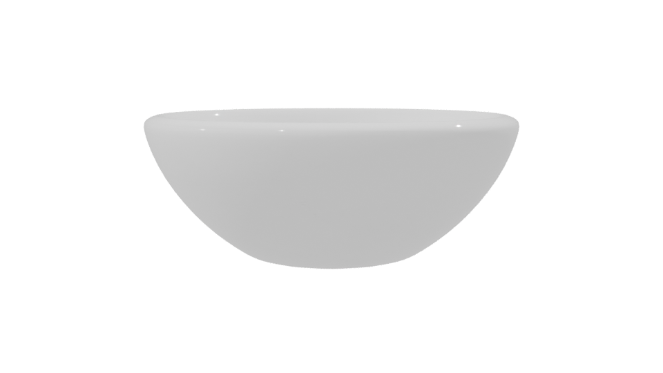 Stylish Modern Basin 3D Model - Professional 3D Model Render 8
