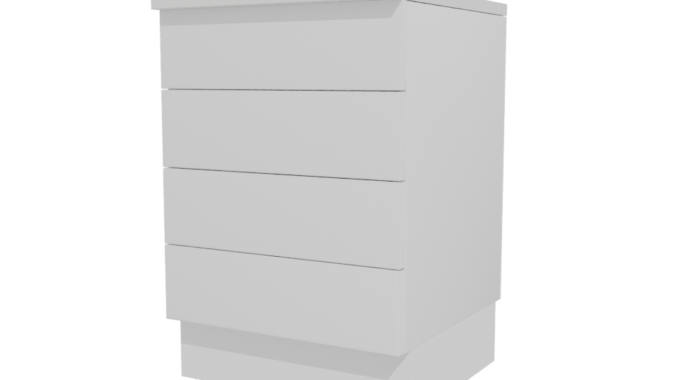 Stylish Modern Chest of Drawers - Professional 3D Model Render 12