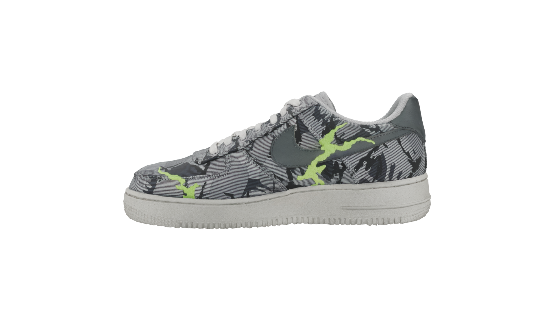 Stylish Camo Sneakers 3D Model - Professional 3D Model Render 5