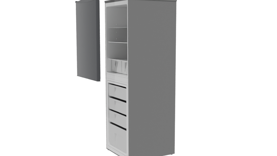 Sleek Refrigerator 3D Model - Professional 3D Model Render 13