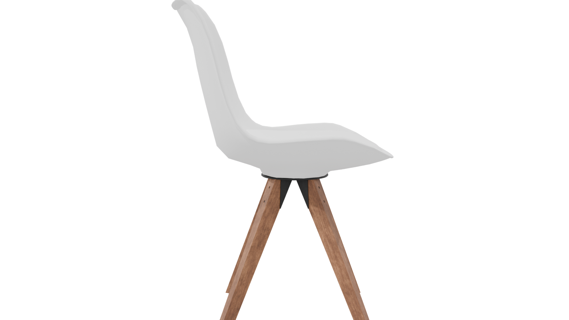 Modern White Chair 3D Model - Professional 3D Model Render 8