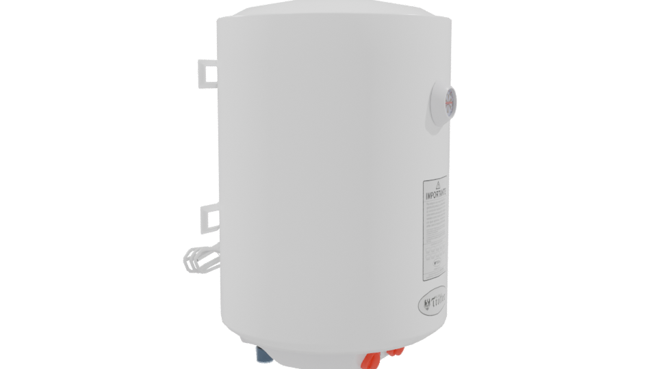 Stylish Electric Water Heater 3D - Professional 3D Model Render 9