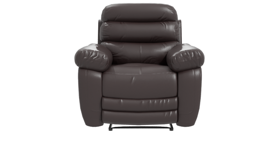Cozy Recliner Armchair Model - Professional 3D Model Render 11