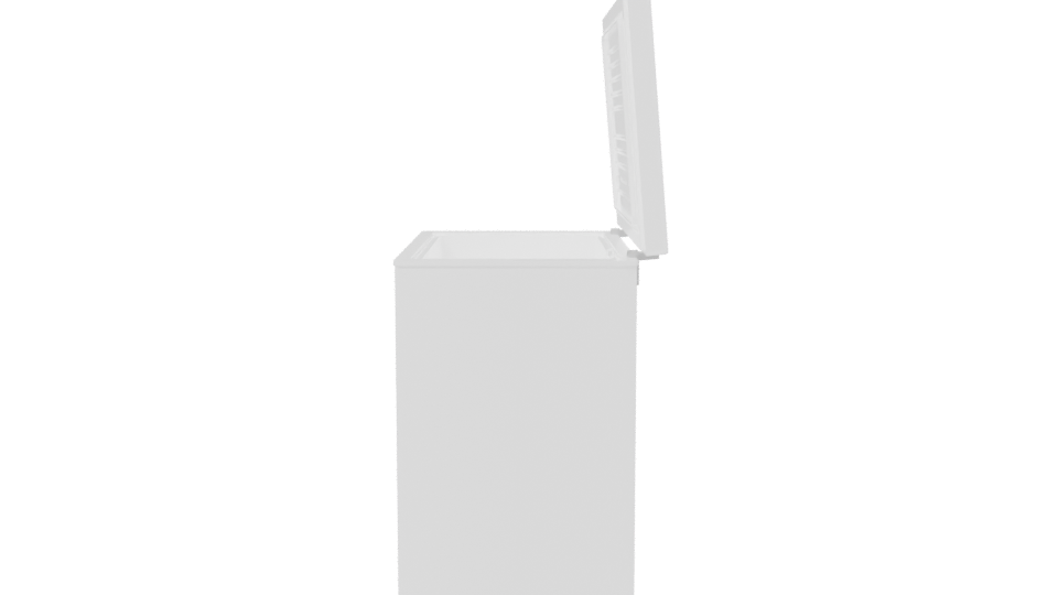 Compact Chest Freezer Model 3D - Professional 3D Model Render 2