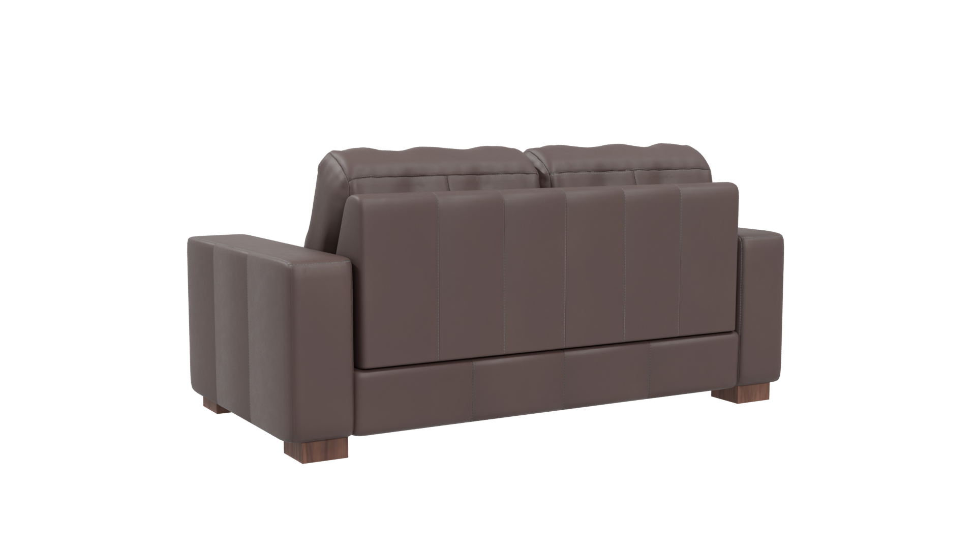 Stylish Brown Sofa 3D Model - Professional 3D Model Render 4