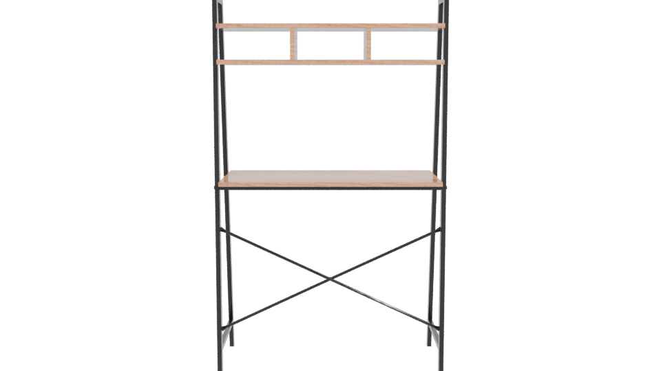 Industrial Bookshelf 3D Model - Professional 3D Model Render 11