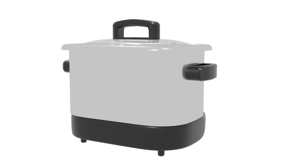 Stylish Multi-Cooker 3D Model - Professional 3D Model Render 6