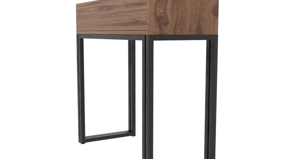 Stylish Industrial Console Table 3D Model - Professional 3D Model Render 7