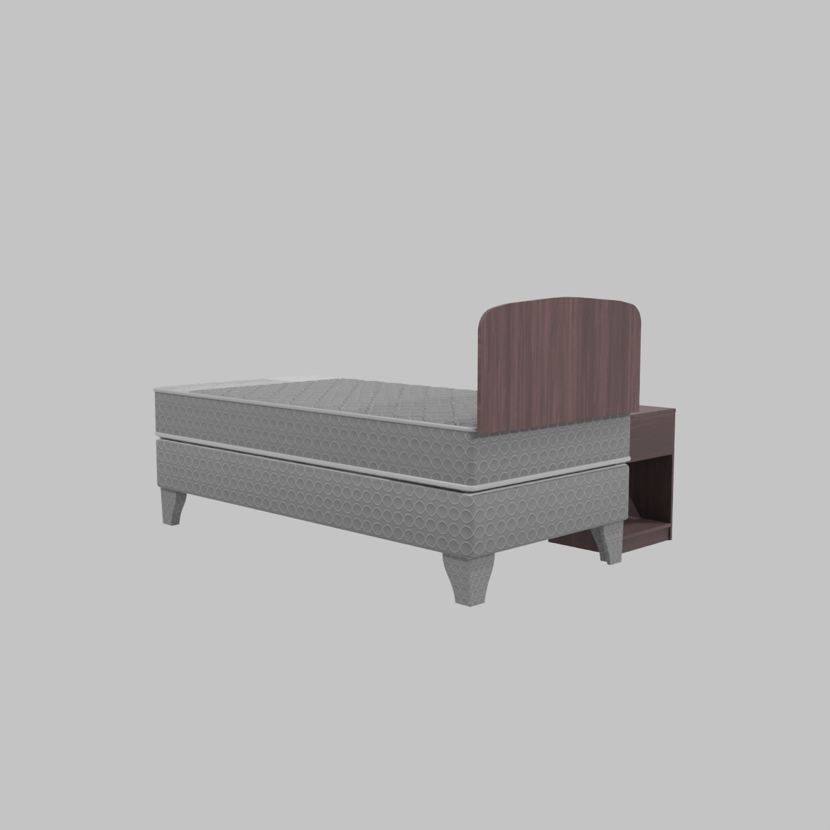 Cama Europea Apolo Black 1 Plaza