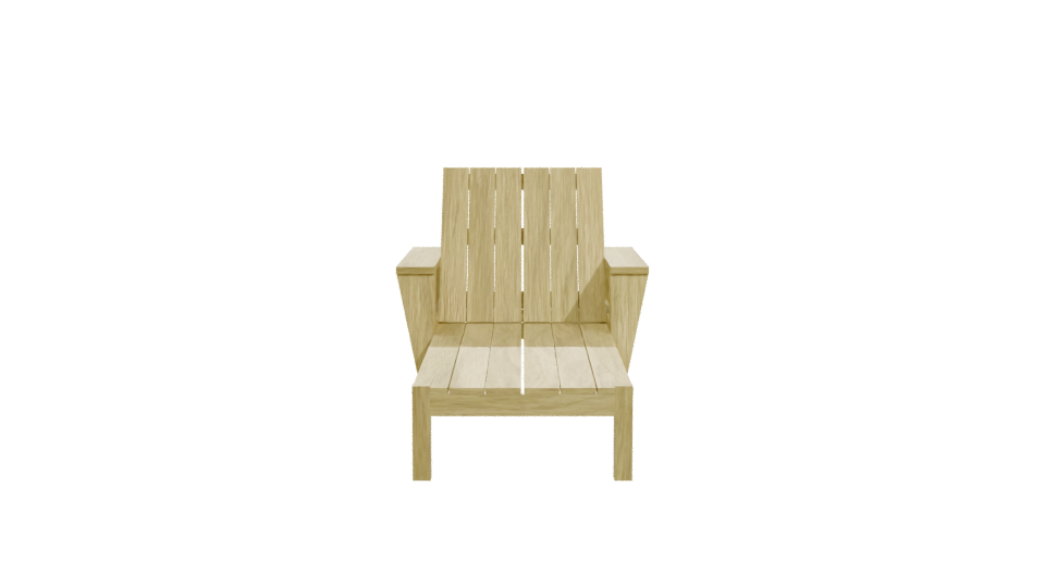 Sunbed Amarillo 3D Model - Professional 3D Model Render 11