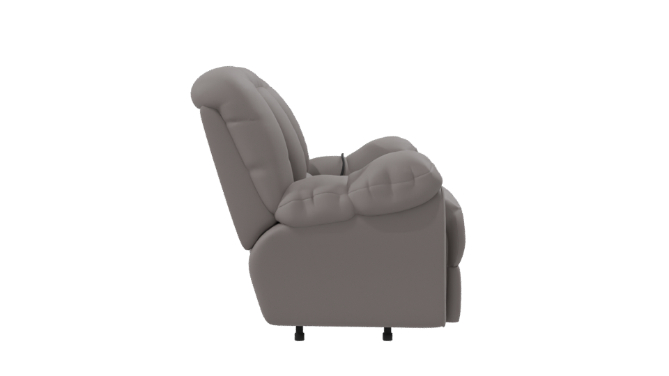 Stylish Recliner Armchair 3D Model - Professional 3D Model Render 8