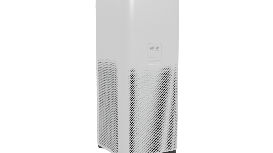 Contemporary Air Purifier 3D Model - Professional 3D Model Render 4