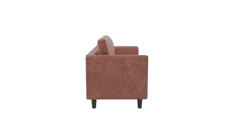 Stylish Modern Leather Sofa 3D Model - Professional 3D Model Render 8