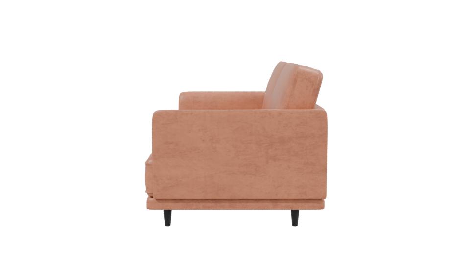 Contemporary Two-Seater Sofa 3D Model - Professional 3D Model Render 2