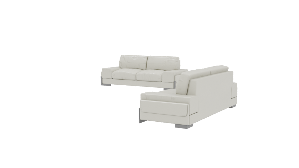 Contemporary Modular Sofa Set 3D Model - Professional 3D Model Render 3
