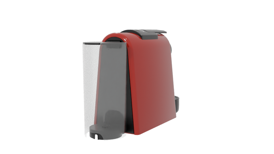 Sleek Modern Coffee Maker 3D - Professional 3D Model Render 6