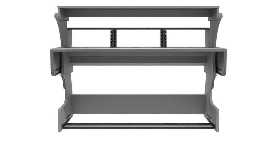 Contemporary Office Desk 3D Model - Professional 3D Model Render 11