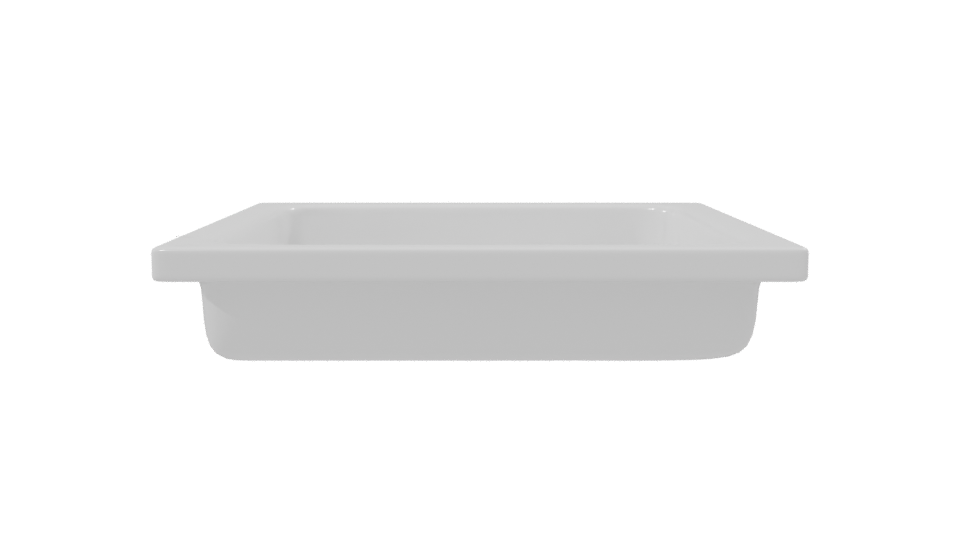 Contemporary Square Kitchen Sink 3D Model - Professional 3D Model Render 8