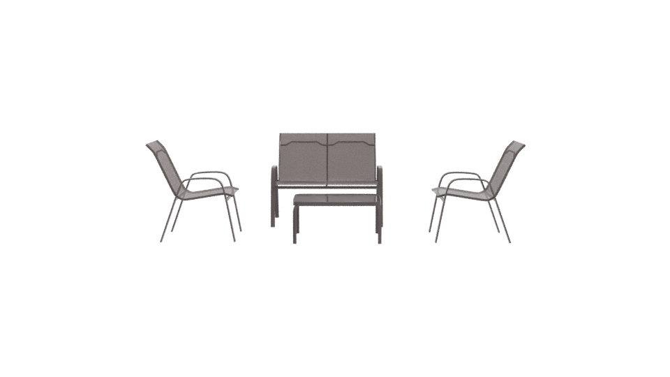 Outdoor Patio Seating Set 3D - Professional 3D Model Render 11