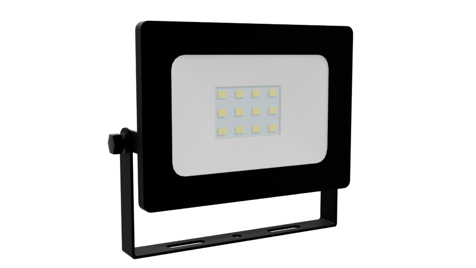 Compact LED Flood Light 3D - Professional 3D Model Render 10