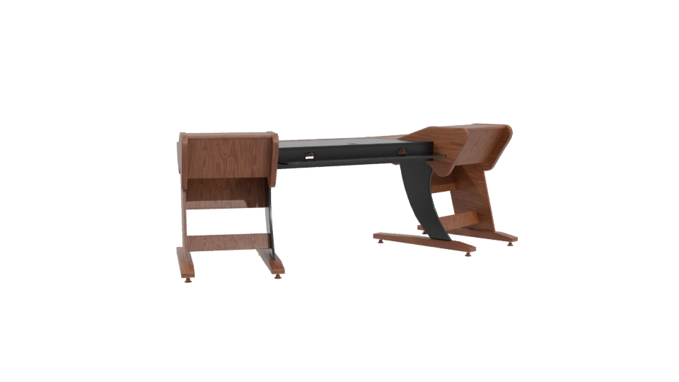 Stylish Office Desk 3D Model - Professional 3D Model Render 4