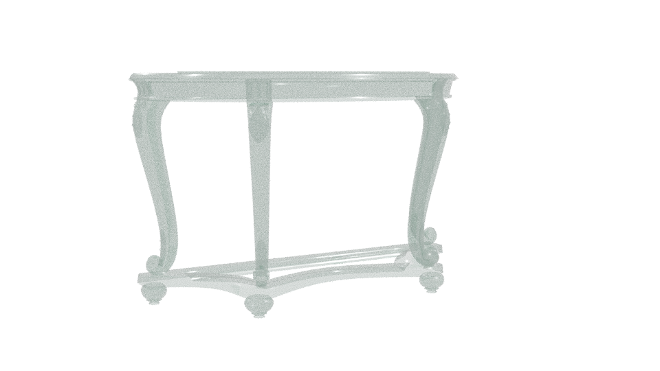 Elegant Vintage Console Table 3D - Professional 3D Model Render 10