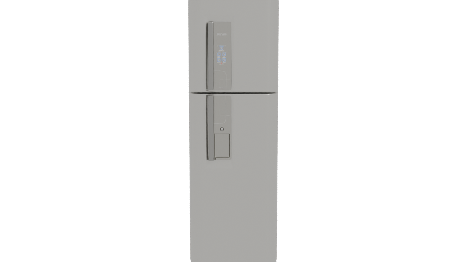 Elegant Stainless Steel Refrigerator Model - Professional 3D Model Render 11