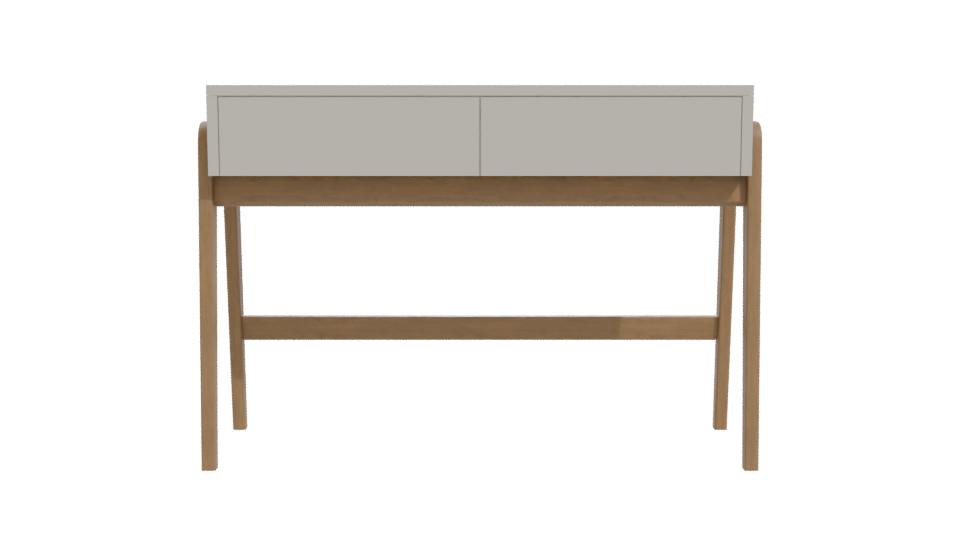 Minimalist Wooden Console Table 3D - Professional 3D Model Render 11