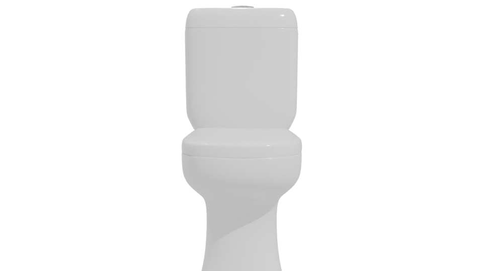 Standard Toilet 3D Model - Professional 3D Model Render 11