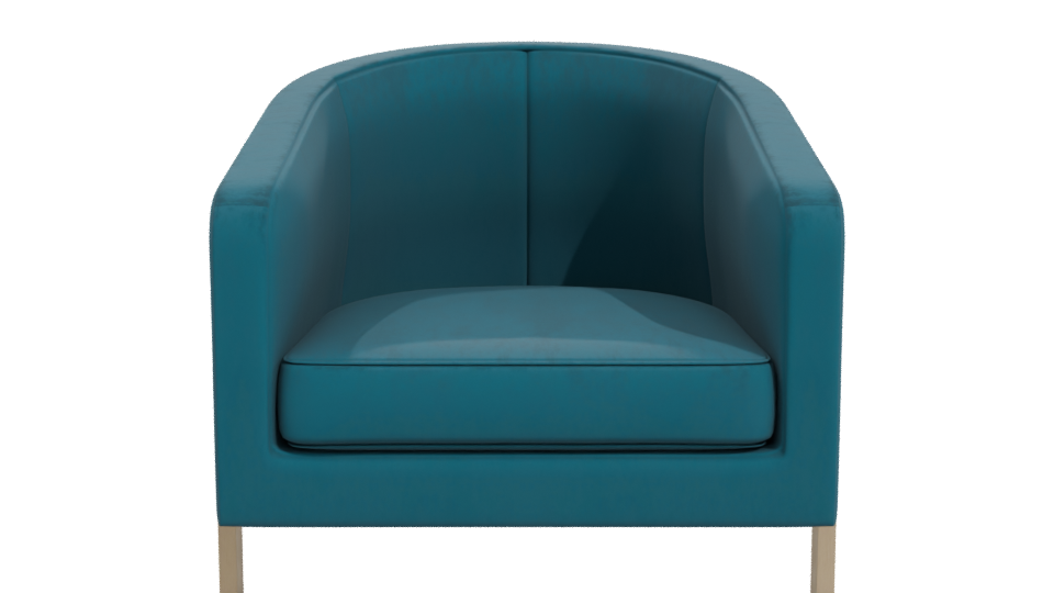 Stylish Modern Accent Chair 3D Model - Professional 3D Model Render 11