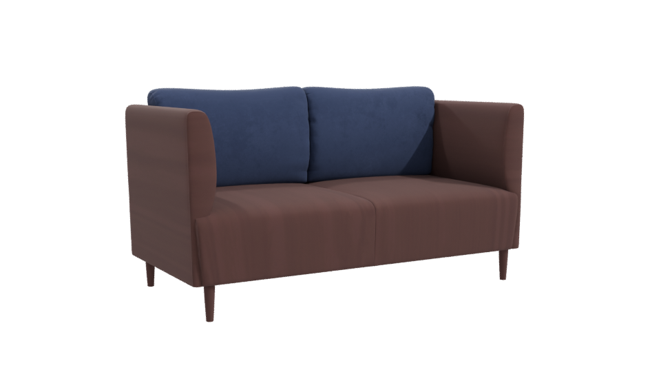 Stylish Two-Seat Sofa Model - Professional 3D Model Render 10