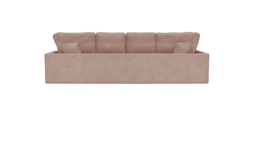 Contemporary L-Shaped Sofa Model - Professional 3D Model Render 5