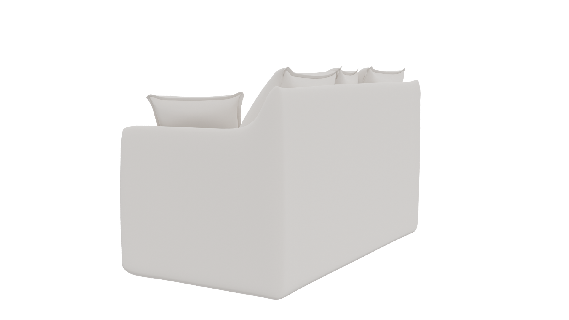 Stylish Modern Sofa 3D Model - Professional 3D Model Render 4