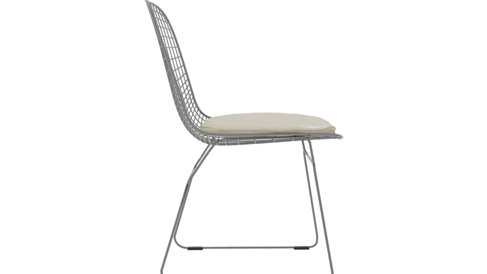 Stylish Wireframe Chair 3D Model - Professional 3D Model Render 8