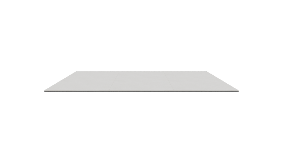 Minimalist White Floor Panel 3D - Professional 3D Model Render 8