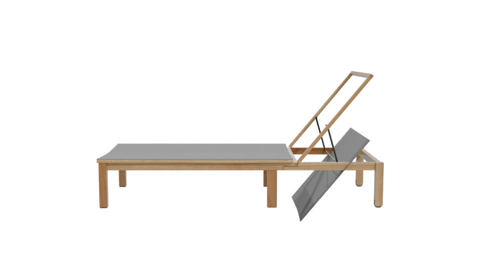 Stylish Outdoor Lounge Chair 3D - Professional 3D Model Render 11