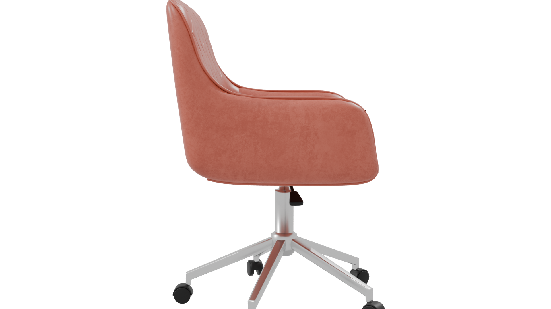 Stylish Modern Quilted Office Chair 3D Model - Professional 3D Model Render 8