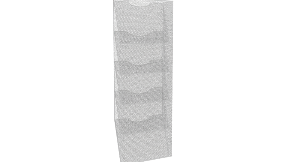 Model 55101048 3D Storage Rack - Professional 3D Model Render 4