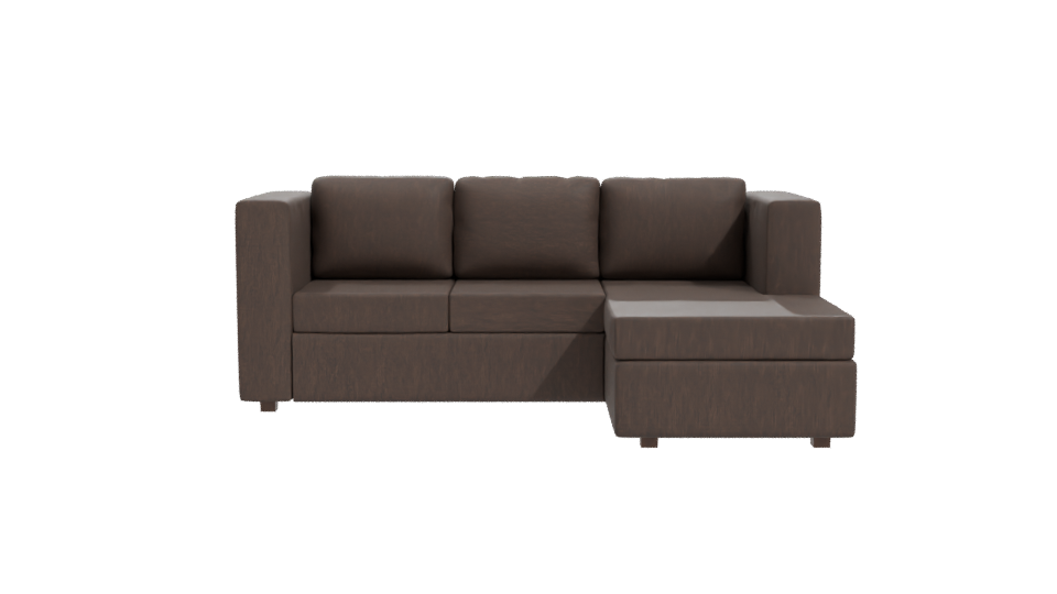 Cozy Fabric Sofa 3D Model - Professional 3D Model Render 11