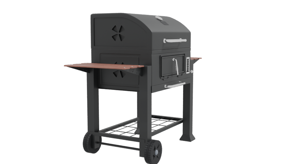 Outdoor Grill Barbecue 3D Model - Professional 3D Model Render 9