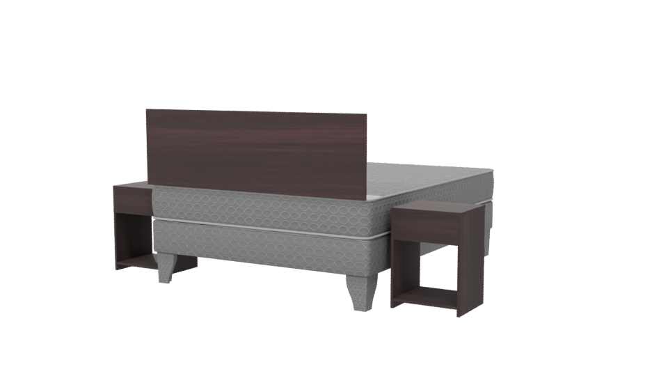 European Bed Apolo 3D Model - Professional 3D Model Render 6