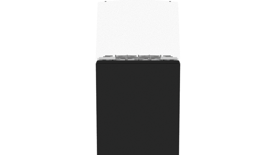 Stylish Gas Range 3D Model - Professional 3D Model Render 5