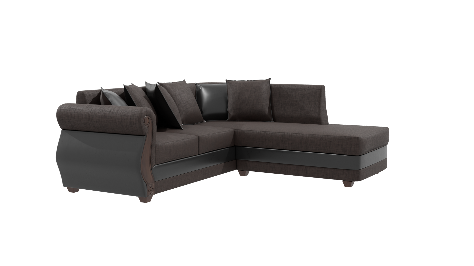 Luxurious Modern Sectional Sofa 3D - Professional 3D Model Render 24