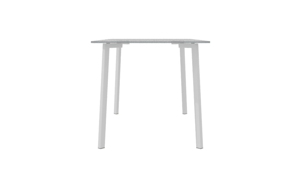 Minimalist Glass Dining Table 3D - Professional 3D Model Render 8