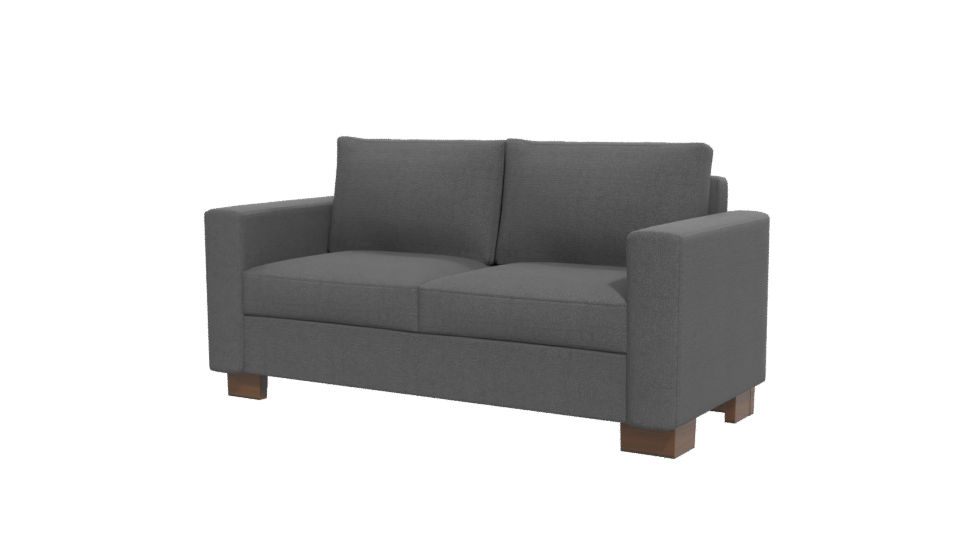 Modern Gray Sofa 3D Model - Professional 3D Model Render 12