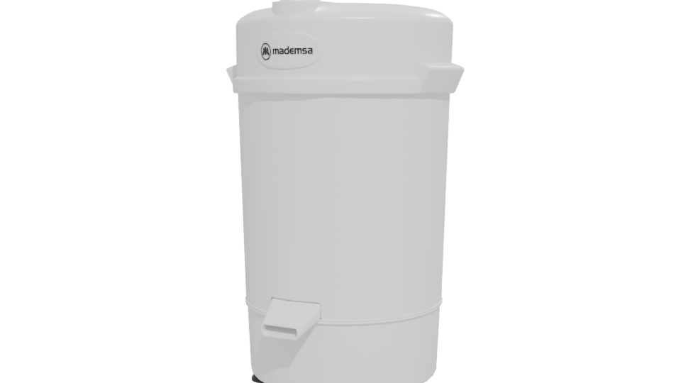 Sleek Modern Waste Bin 3D Model - Professional 3D Model Render 12