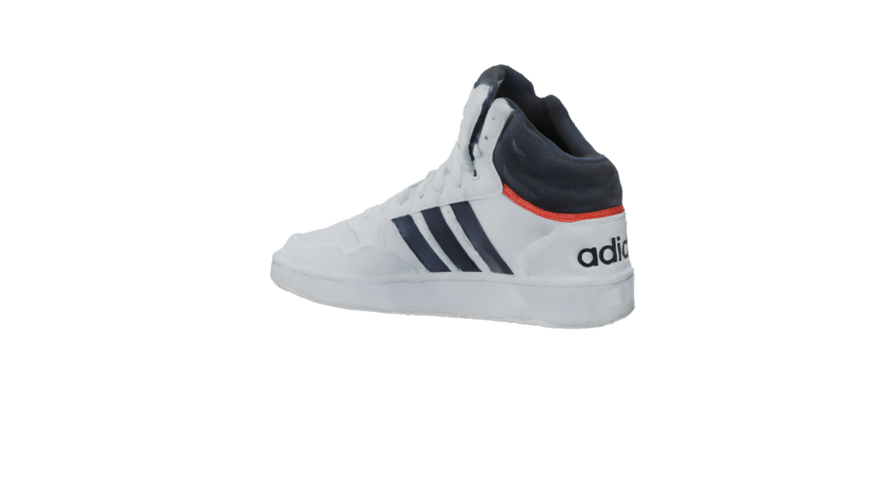 Stylish High-Top Sneakers Model - Professional 3D Model Render 3