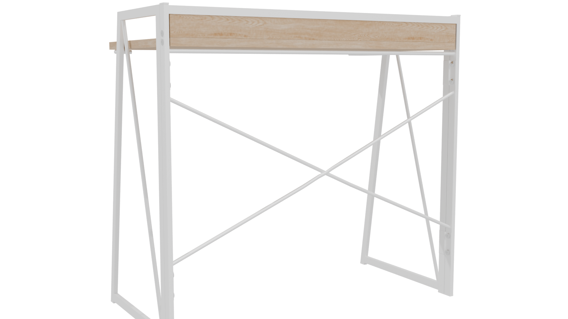 Minimalist Office Desk 3D Model - Professional 3D Model Render 4