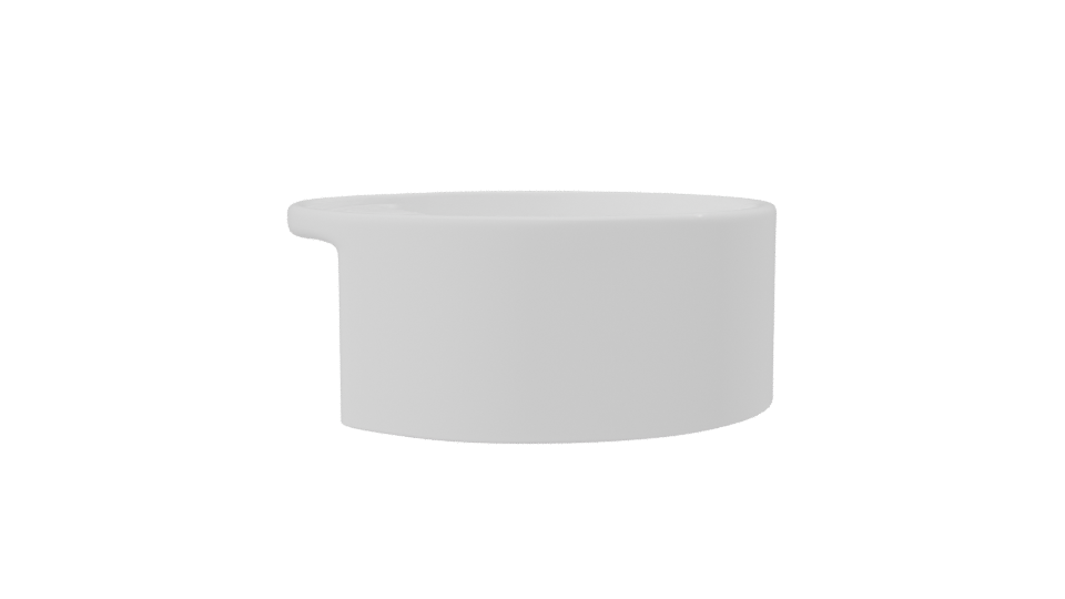 Sleek Freestanding Bathroom Sink Model - Professional 3D Model Render 8