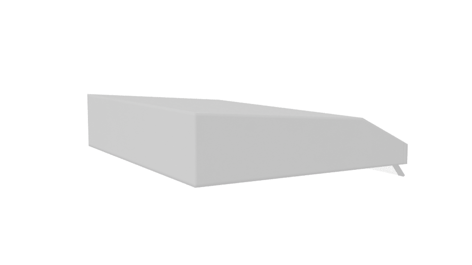 Sleek Modern Office Desk Model - Professional 3D Model Render 7